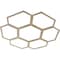 Ekena Millwork Florin Wood Fretwork Pierced Ceiling Medallion, Hickory, 36"OD x 15 3/8"ID x 1/4"T CMWP36X36X0250FOHI - alternate 3
